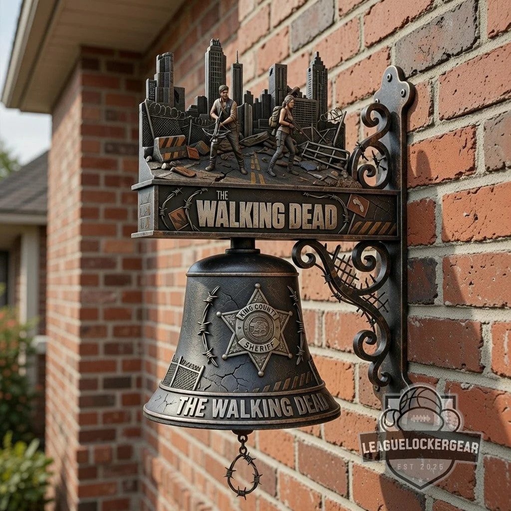 The Walking Dead King County Sheriff Badge Wall Bell