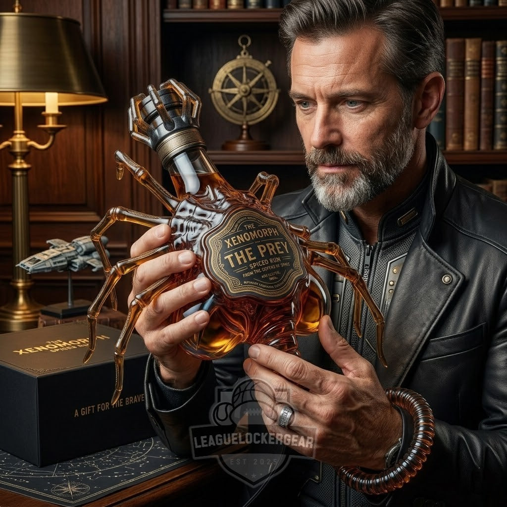 The Xenomorph The Prey Sculptural Design Spiced Rum Bottle