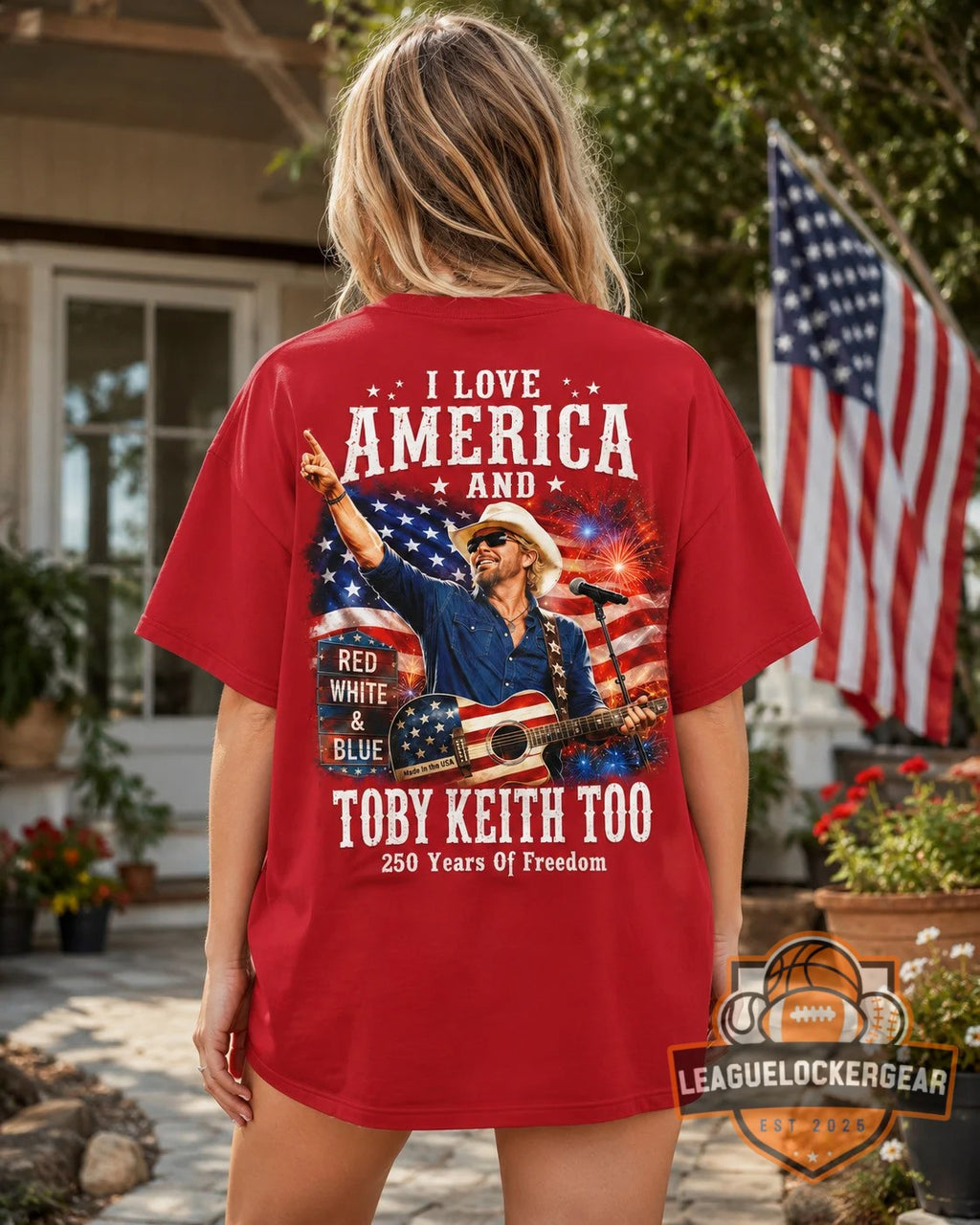Toby Keith America 250 Years Of Freedom T-Shirt
