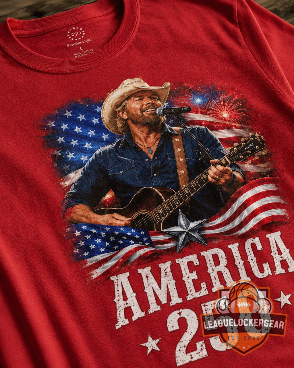 Toby Keith America 250 Years Of Freedom T-Shirt