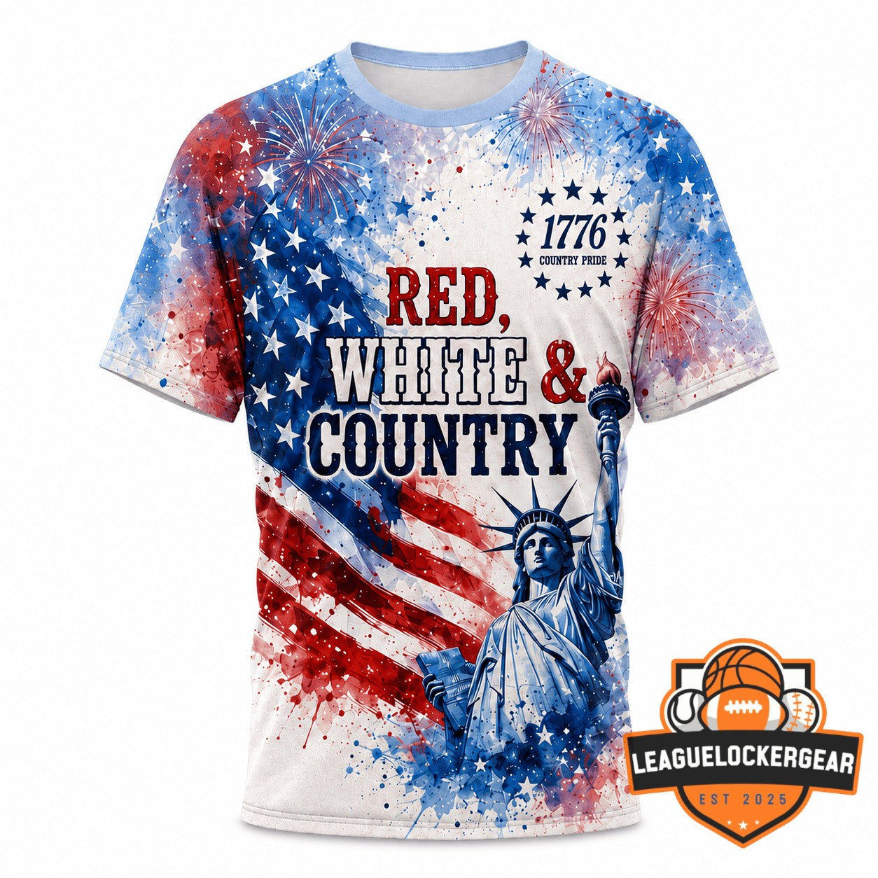Toby Keith American Made Country Raised 1776 Patriotic T-Shirt