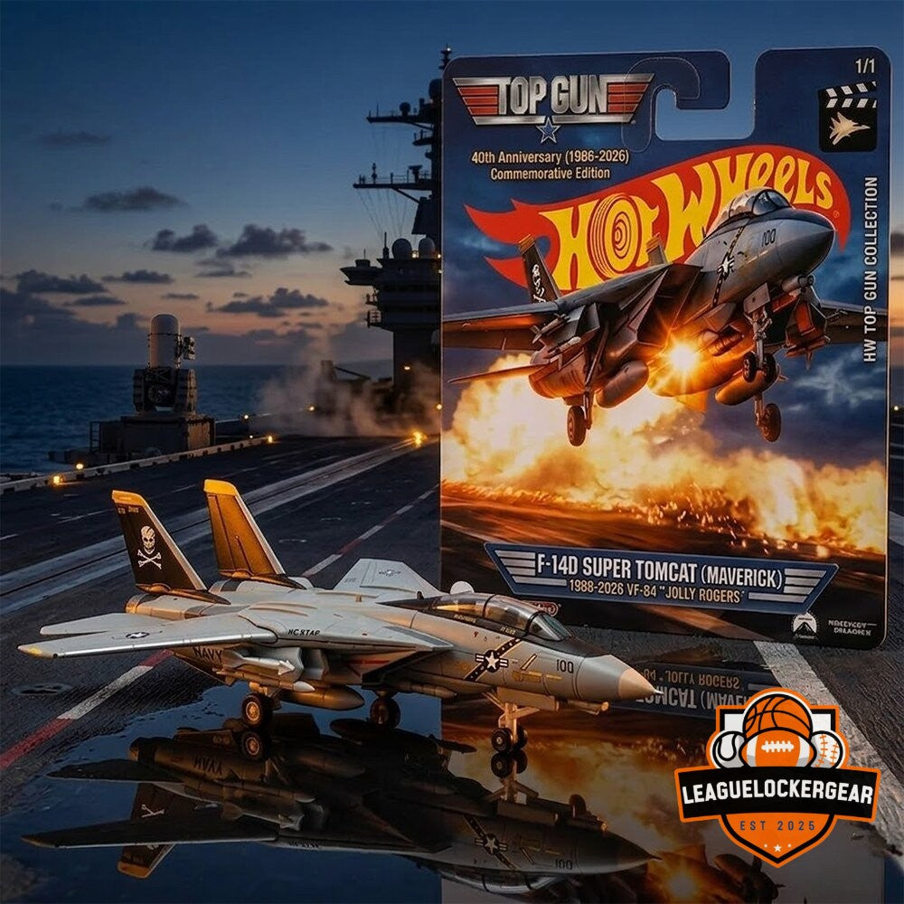 Gun 40th Anniversary F-14D Super Tomcat Wheels Diecast Plane