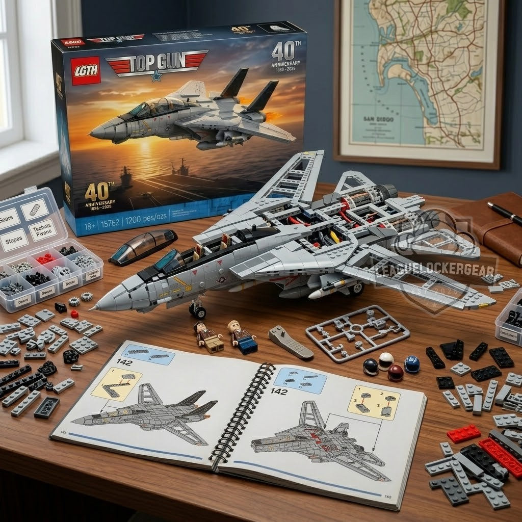Gun 40th Anniversary 1986-2026 LEGO F-14 Tomcat Set