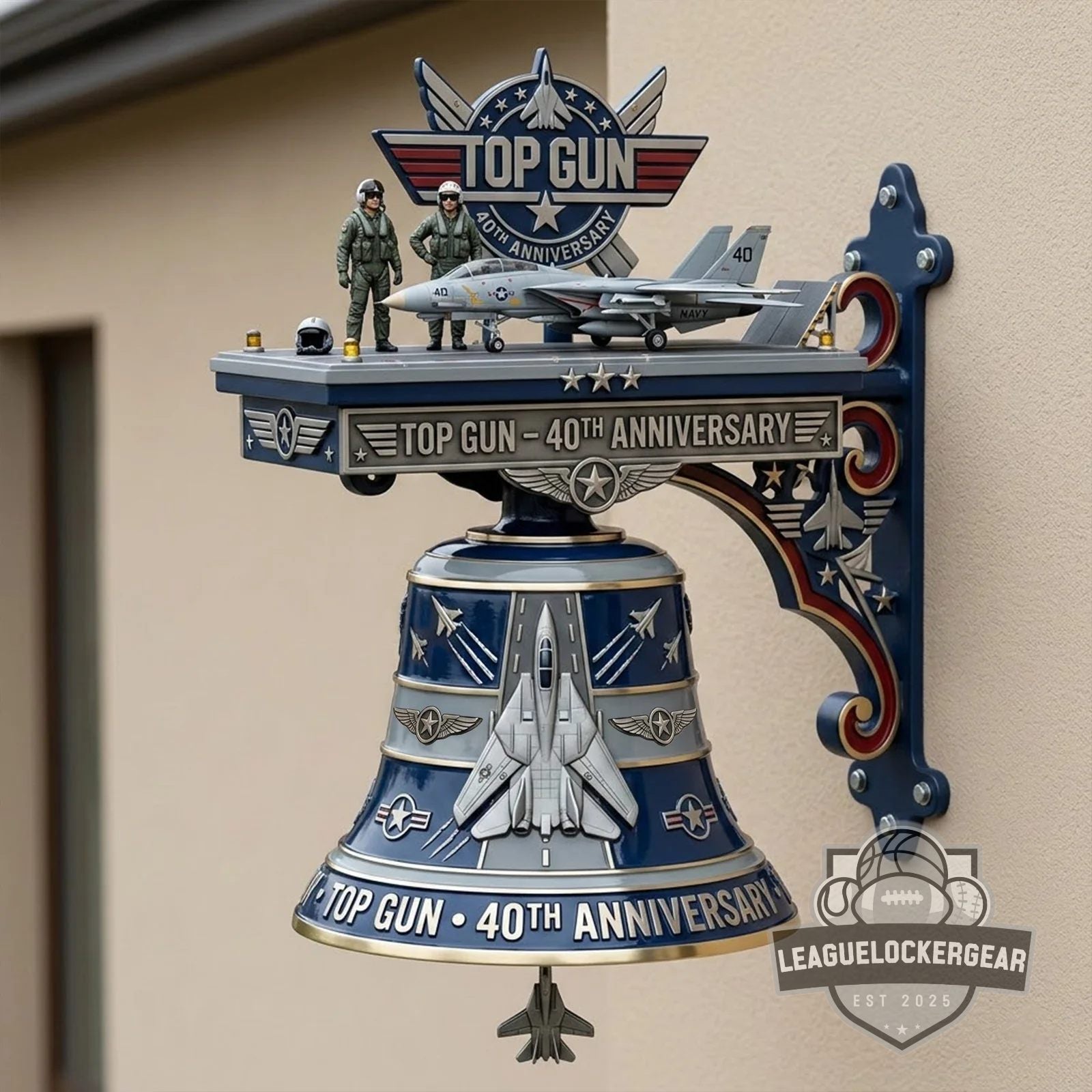 Gun 40th Anniversary Wall Bell