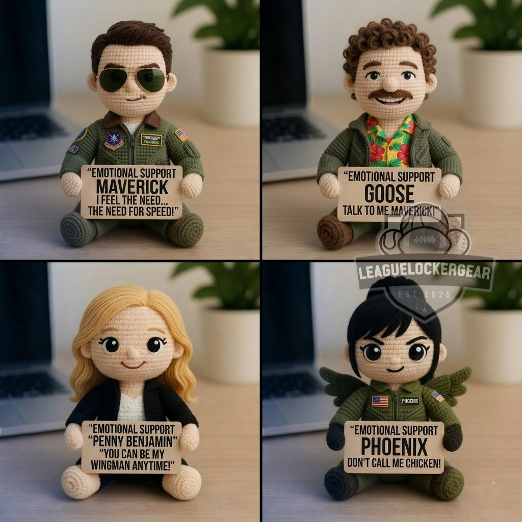 Gun 40th Anniversary Emotional Support Characters Crochet Dolls