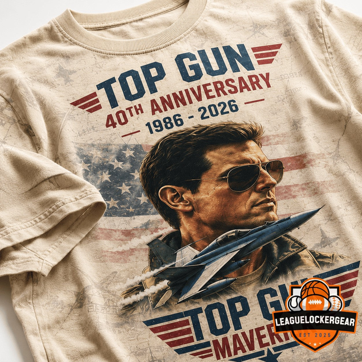 Gun Maverick 40th Anniversary 1986-2026 T-Shirt
