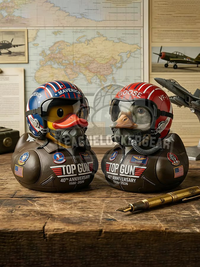 Gun Maverick 40th Anniversary 1986-2026 Rubber Duck Figures