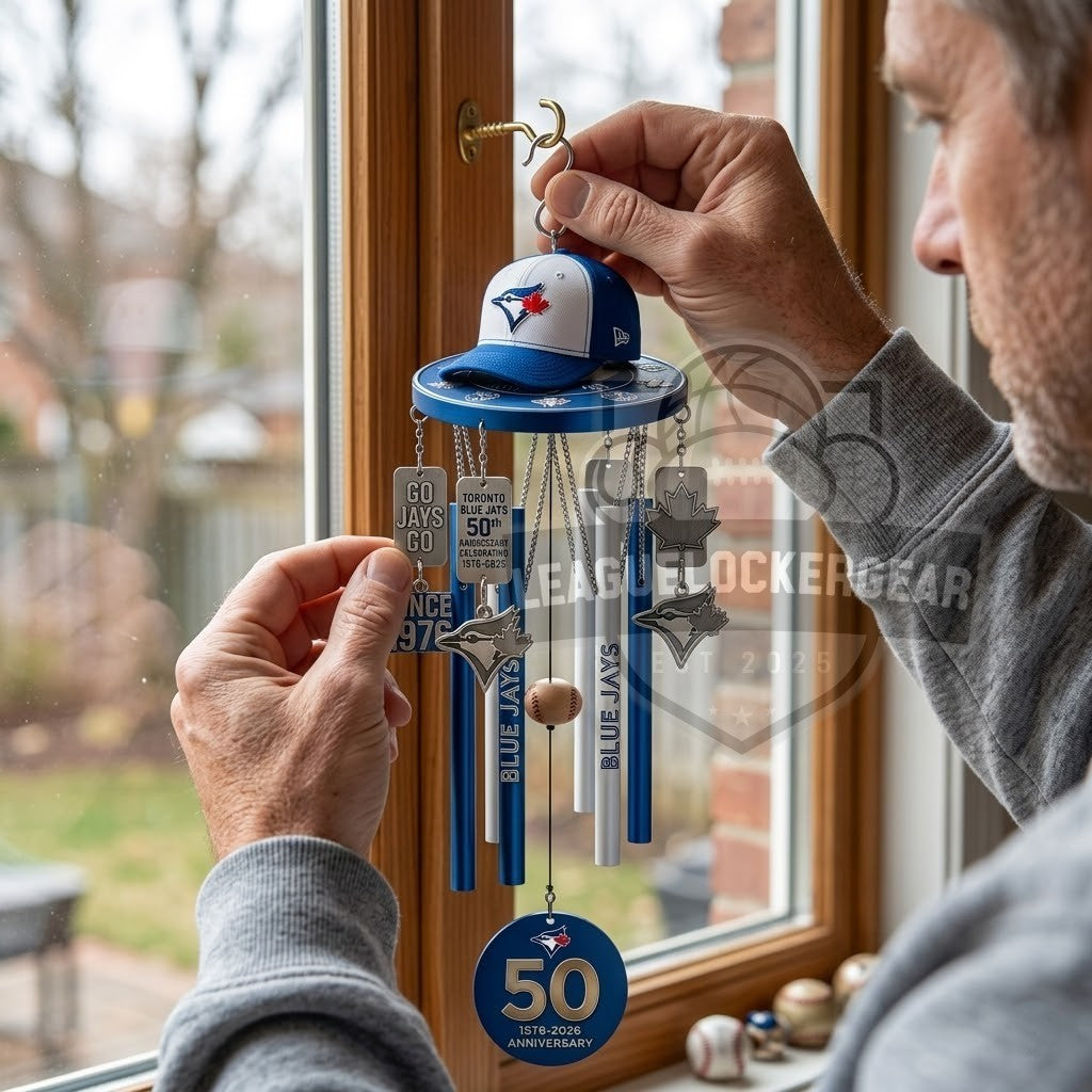 Toronto Blue Jays 50th Anniversary 1976-2026 Wind Chime