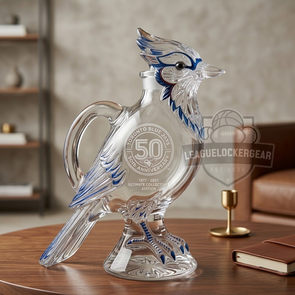 Toronto Blue Jays 50th Anniversary Whiskey Bottle