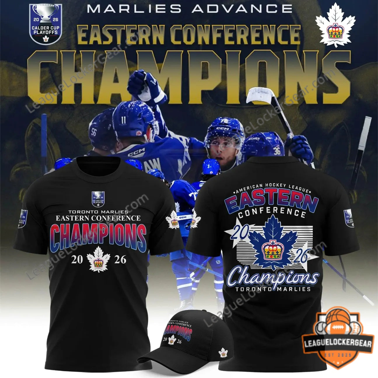 Toronto Marlies Calder Cup Playoffs Eastern Conference Champions 2026 T-Shirt