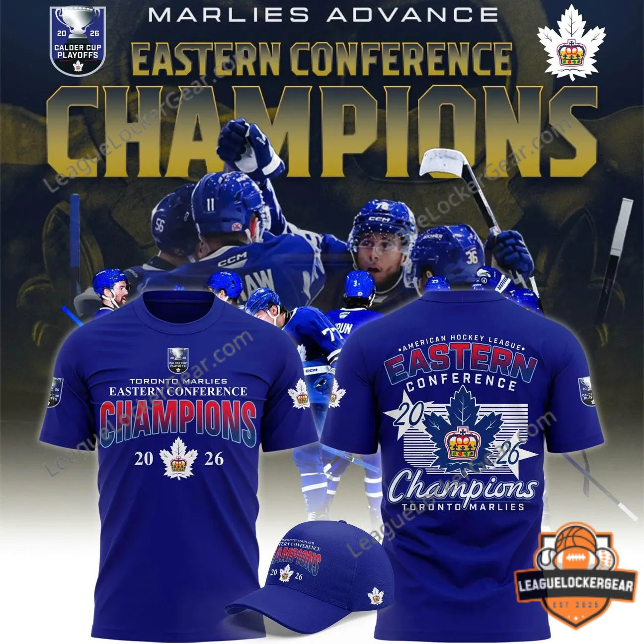 Toronto Marlies Calder Cup Playoffs Eastern Conference Champions 2026 T-Shirt