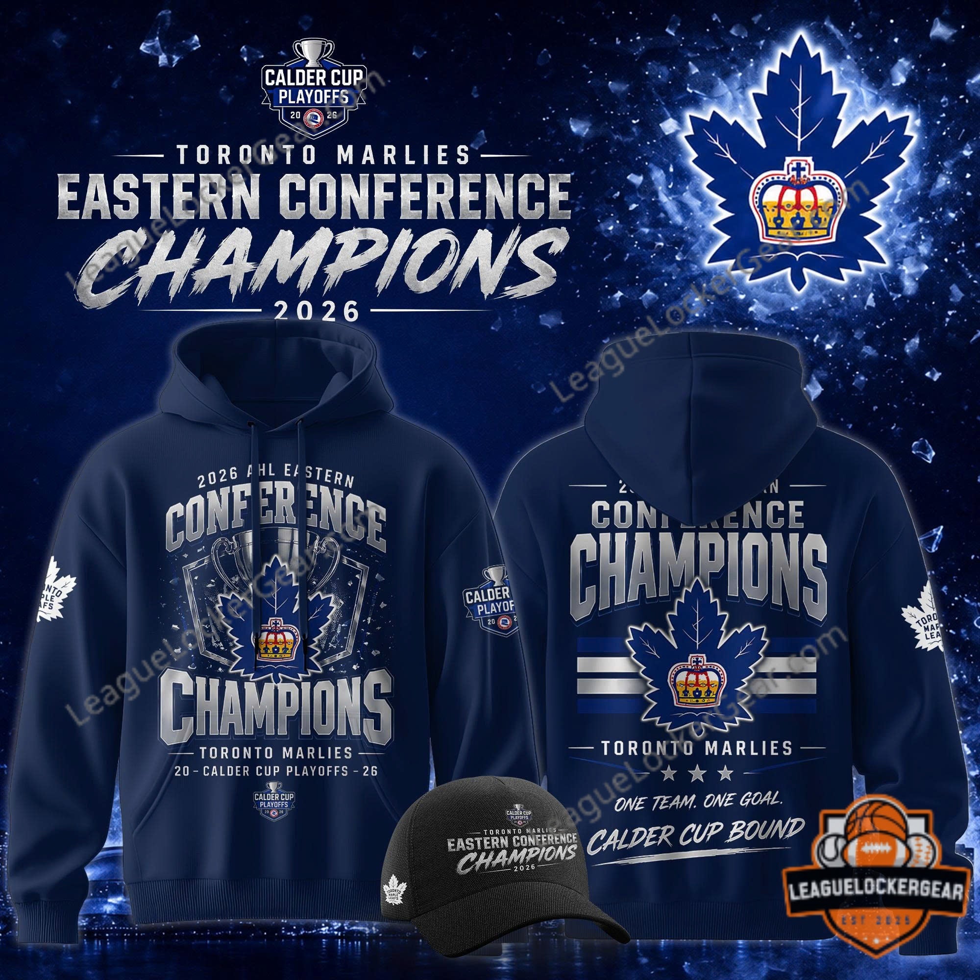 Toronto Marlies Eastern Conference Champions 2026 Calder Cup Playoffs Hoodie
