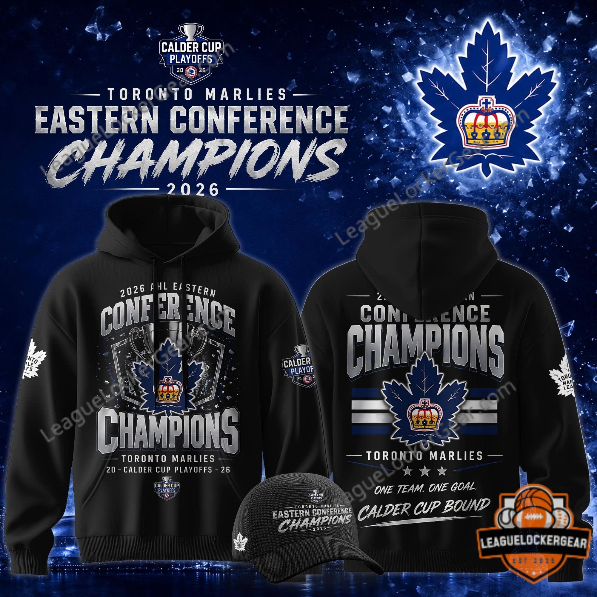 Toronto Marlies Eastern Conference Champions 2026 Calder Cup Playoffs Hoodie