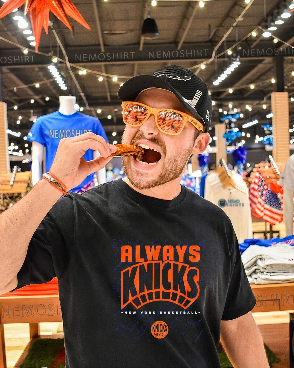 Always Knicks New York basketball shirt