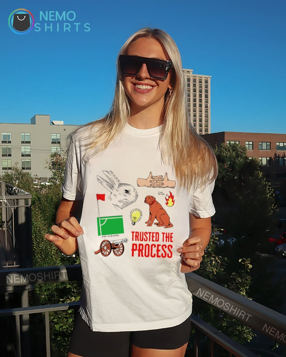 Trusted the process I am fire men in blazers Arsenal shirt