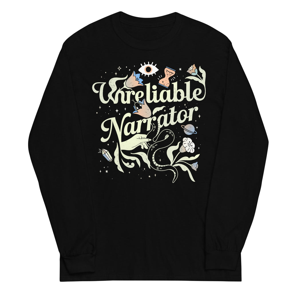 Unreliable Narrator Unisex Long Sleeve Tee