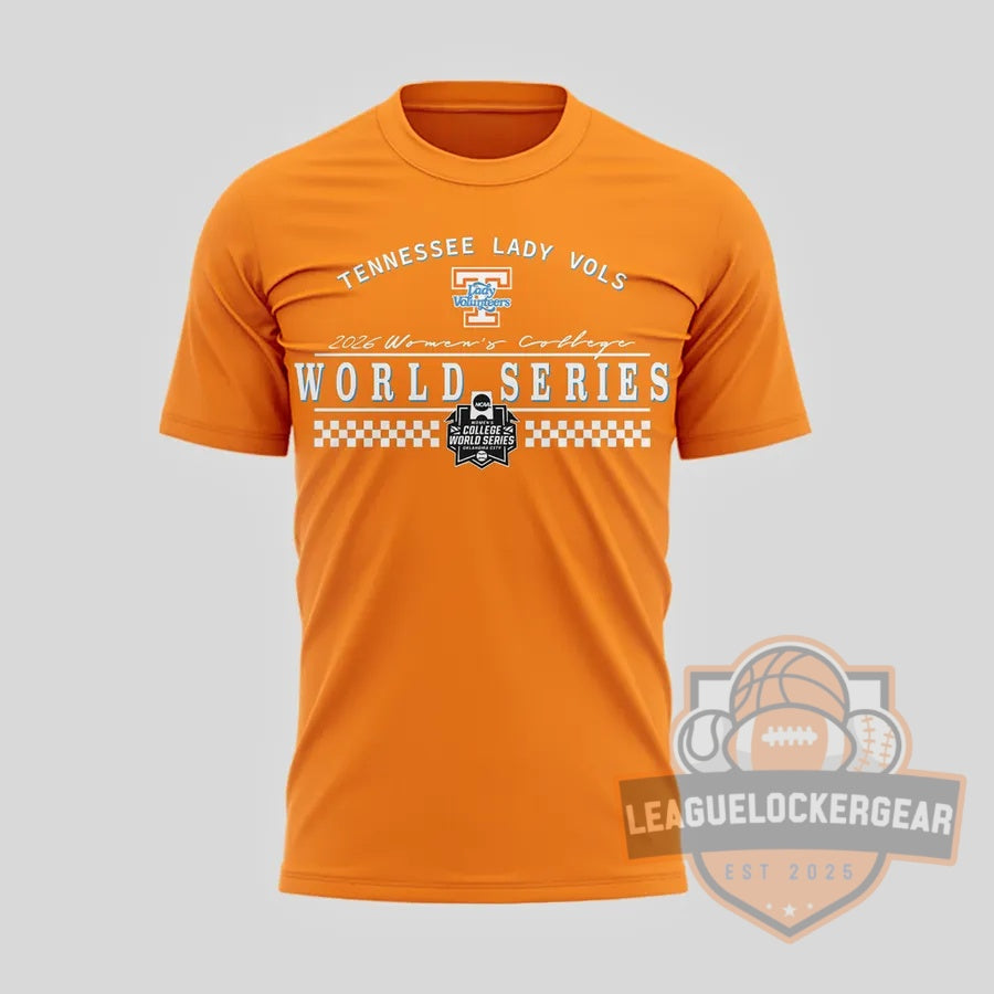 University of Tennessee Lady Vols 2026 Women’s College World Series T-Shirt