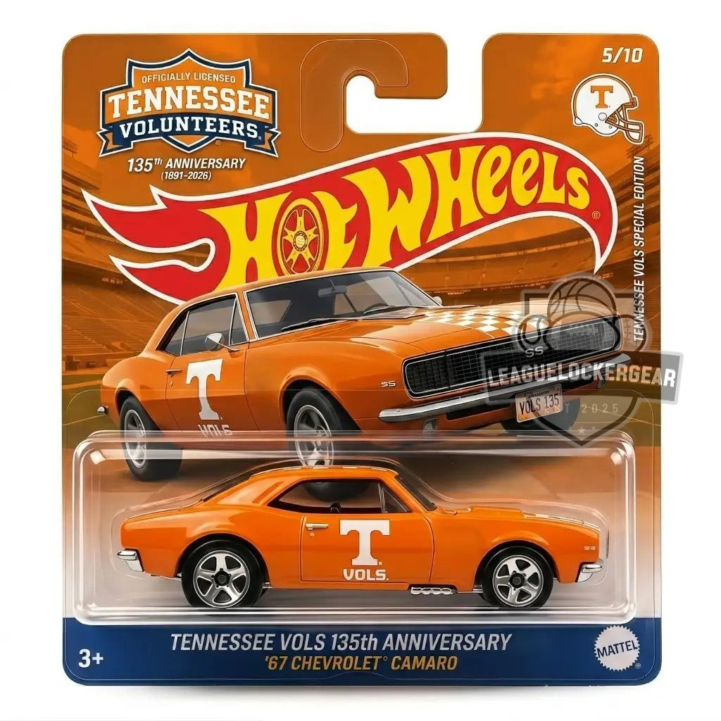 University of Tennessee Volunteers 135th Anniversary Chevrolet Camaro Hot Wheels Car
