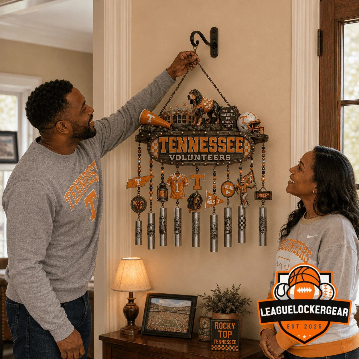 University of Tennessee Volunteers Iconic Elements Collection Wind Chimes