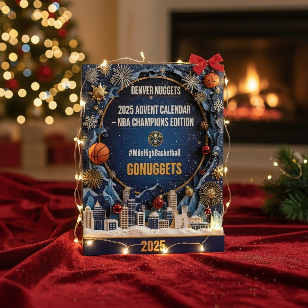 Denver Nuggets 2025 Advent Calendar – Exclusive NBA Champions Mini-Figure & Collectibles Set