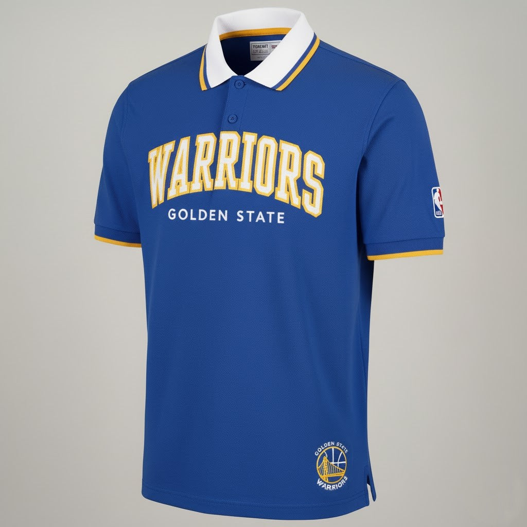 Golden State Warriors Polo Shirt – 2025 Exclusive NBA Team Golf and Casual Wear for Men