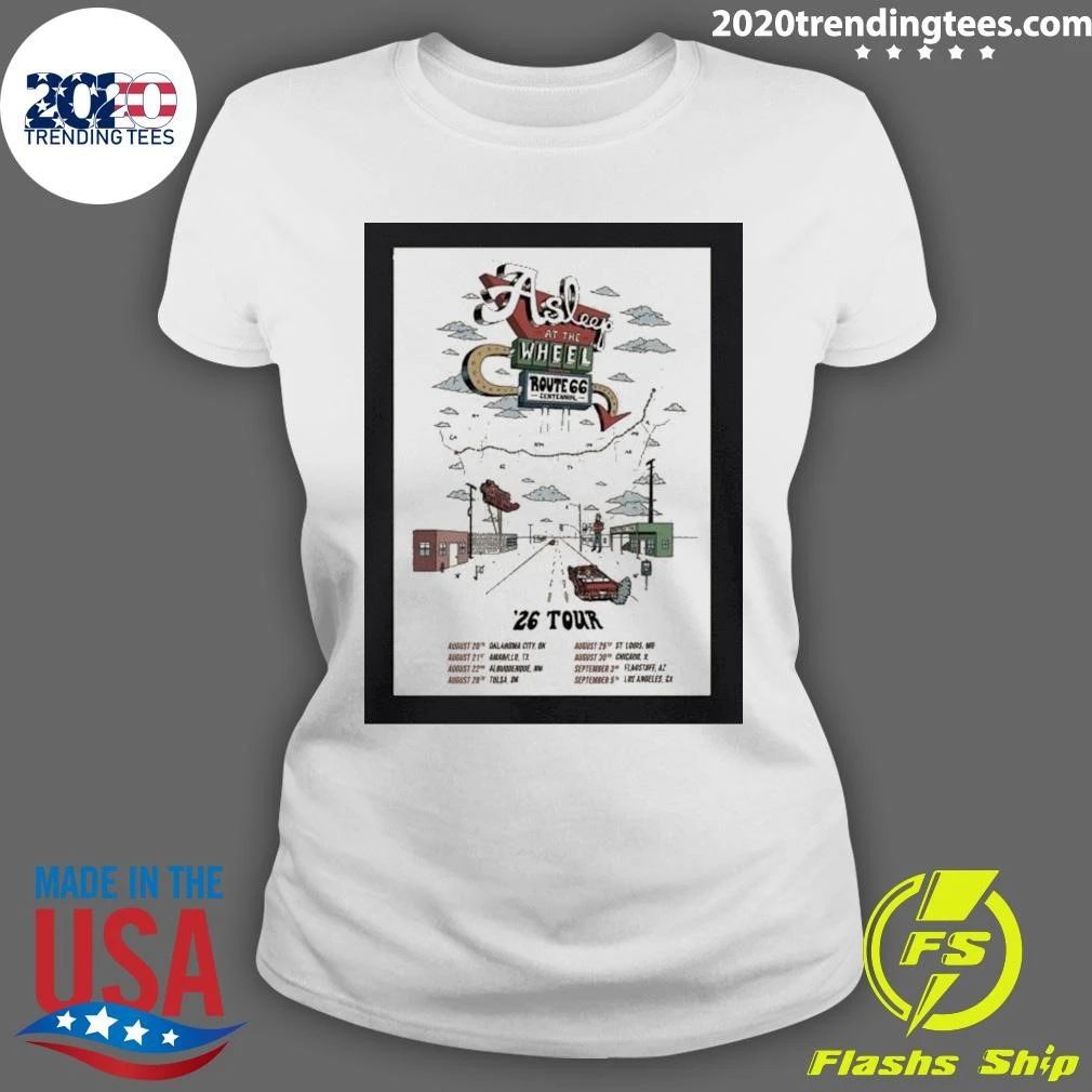 Asleep At the Wheel Route 66 Centennial 2026 Shows Shirt