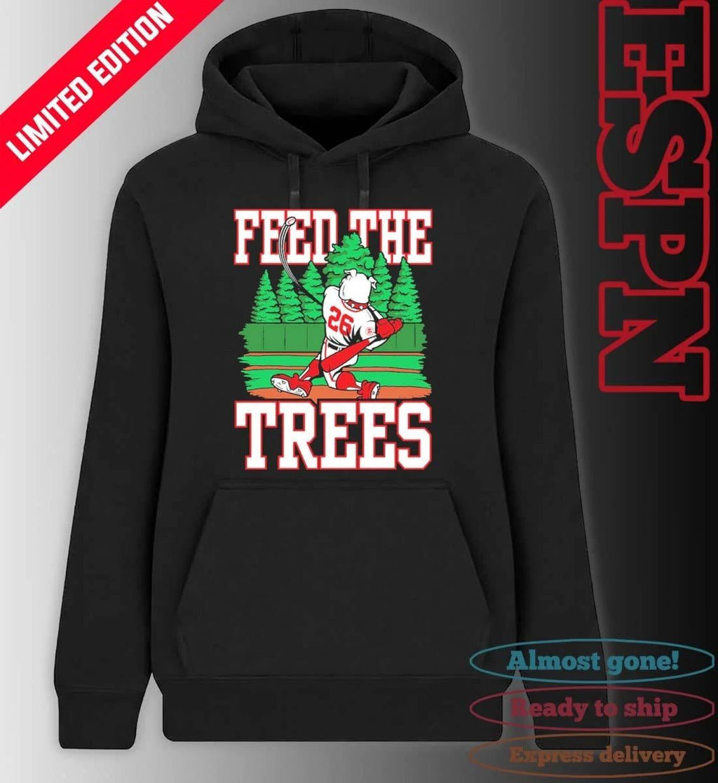 Georgia Bulldogs Feed the Trees Baseball Shirt