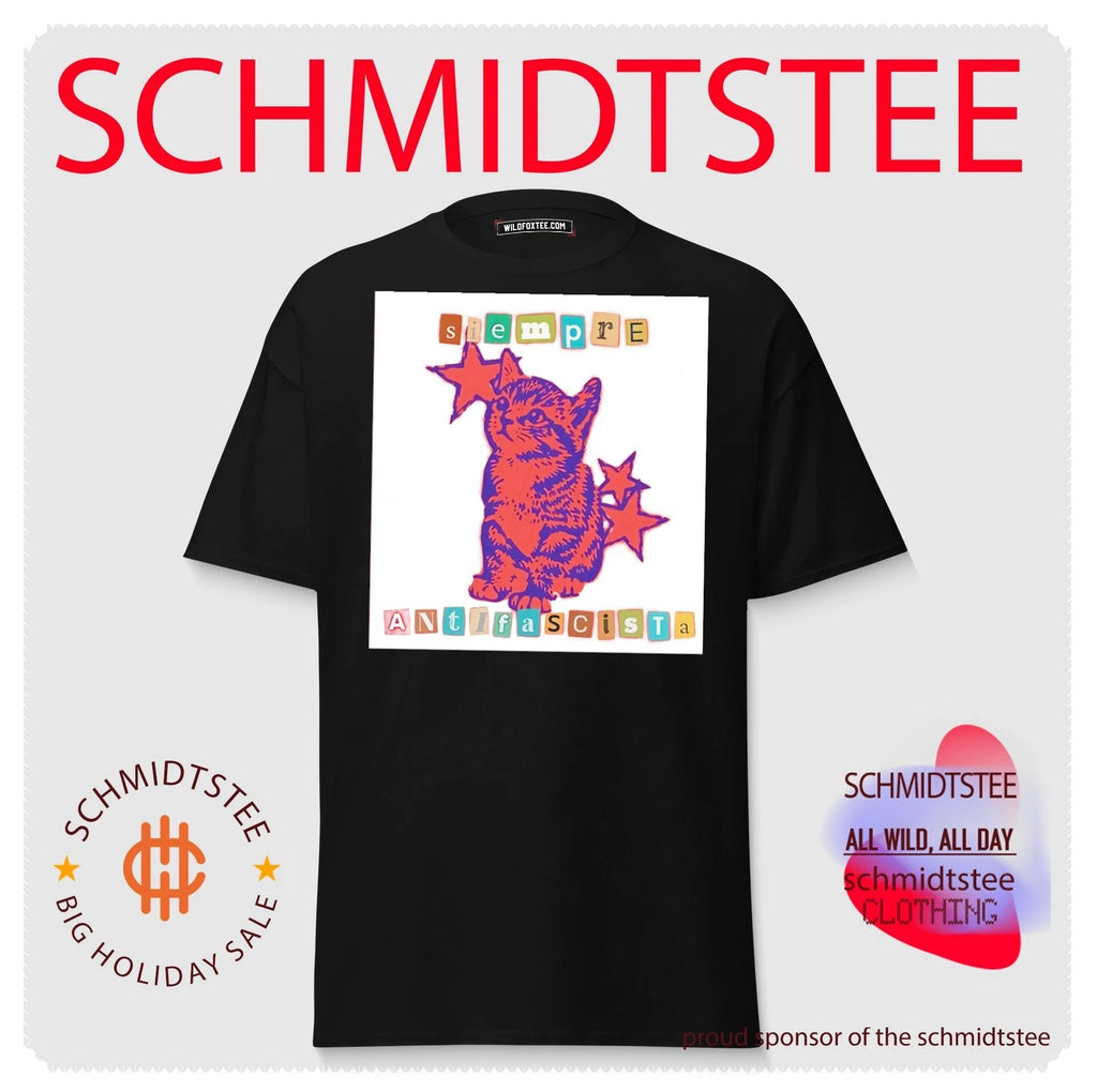 Siempre antifascista pop art style shirt