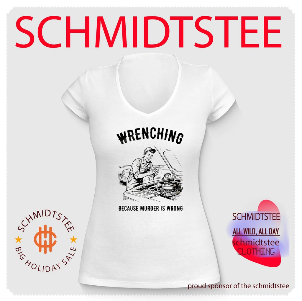 Wrenching because murder is wrong vintage shirt