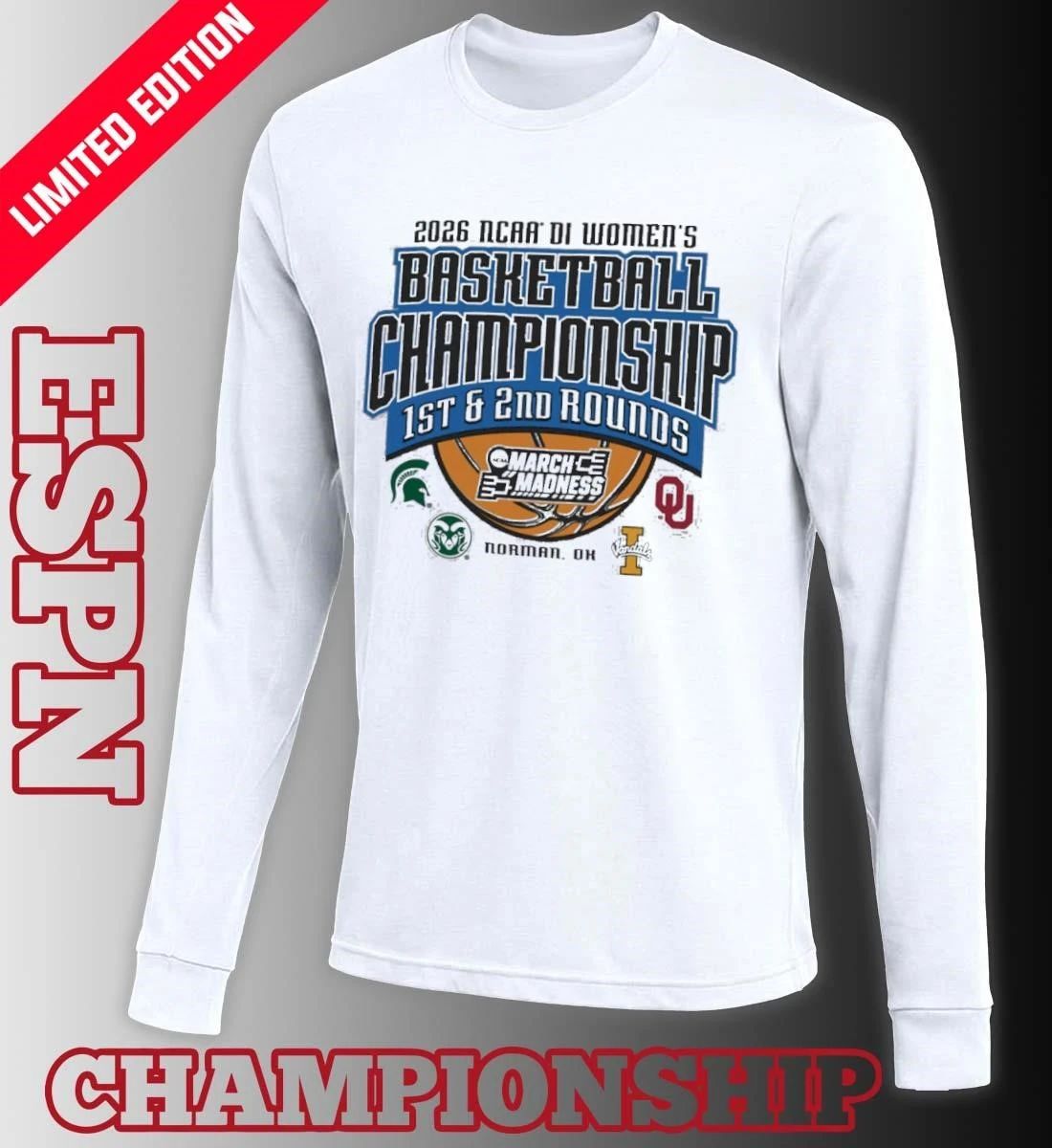 2026 NCAA DI Women’s Basketball 1st, 2nd Rounds – Norman, OK Shirt