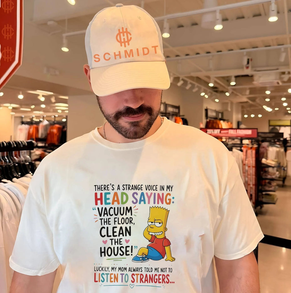 There’s a strange voice in my head saying vacuum Bart Simpson shirt