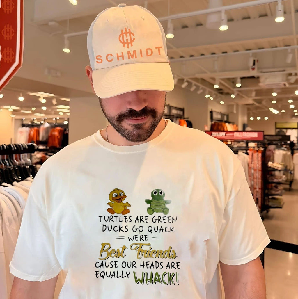 Turtles Are Green Ducks Go Quack We Are Best Friends Cause Our Heads Are Equally Whack shirt