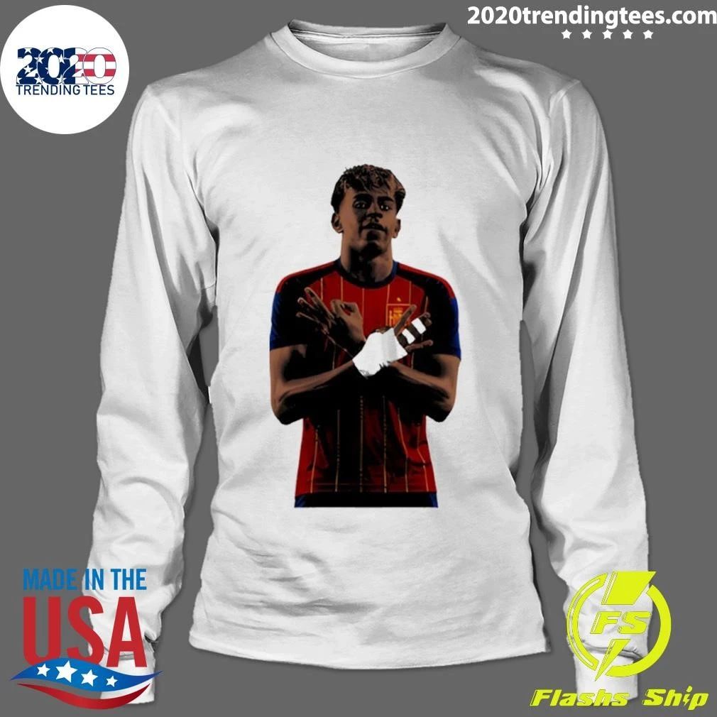 Lamine Yamal Celebration Spain Soccer World Cup 2026 Shirt