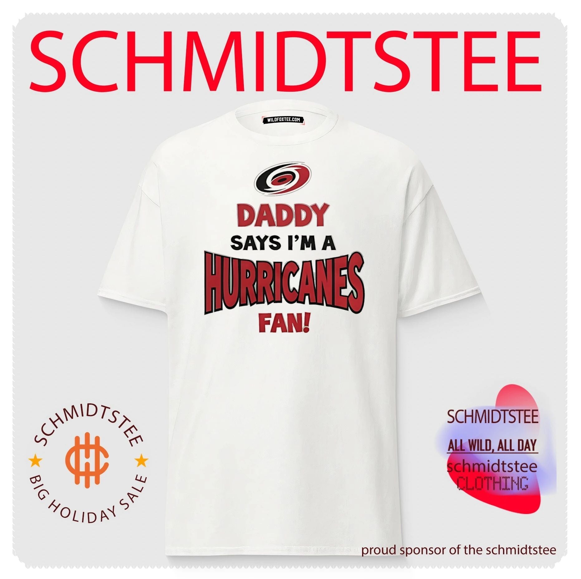 Daddy says I’m a Carolina Hurricanes fan shirt