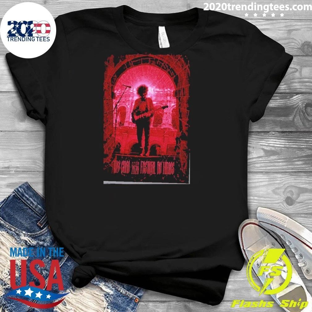 The Cure Nimes Fr Event Poster Night 3 At Festival De Nimes In Nimes Fr On July 26 2026 Shirt