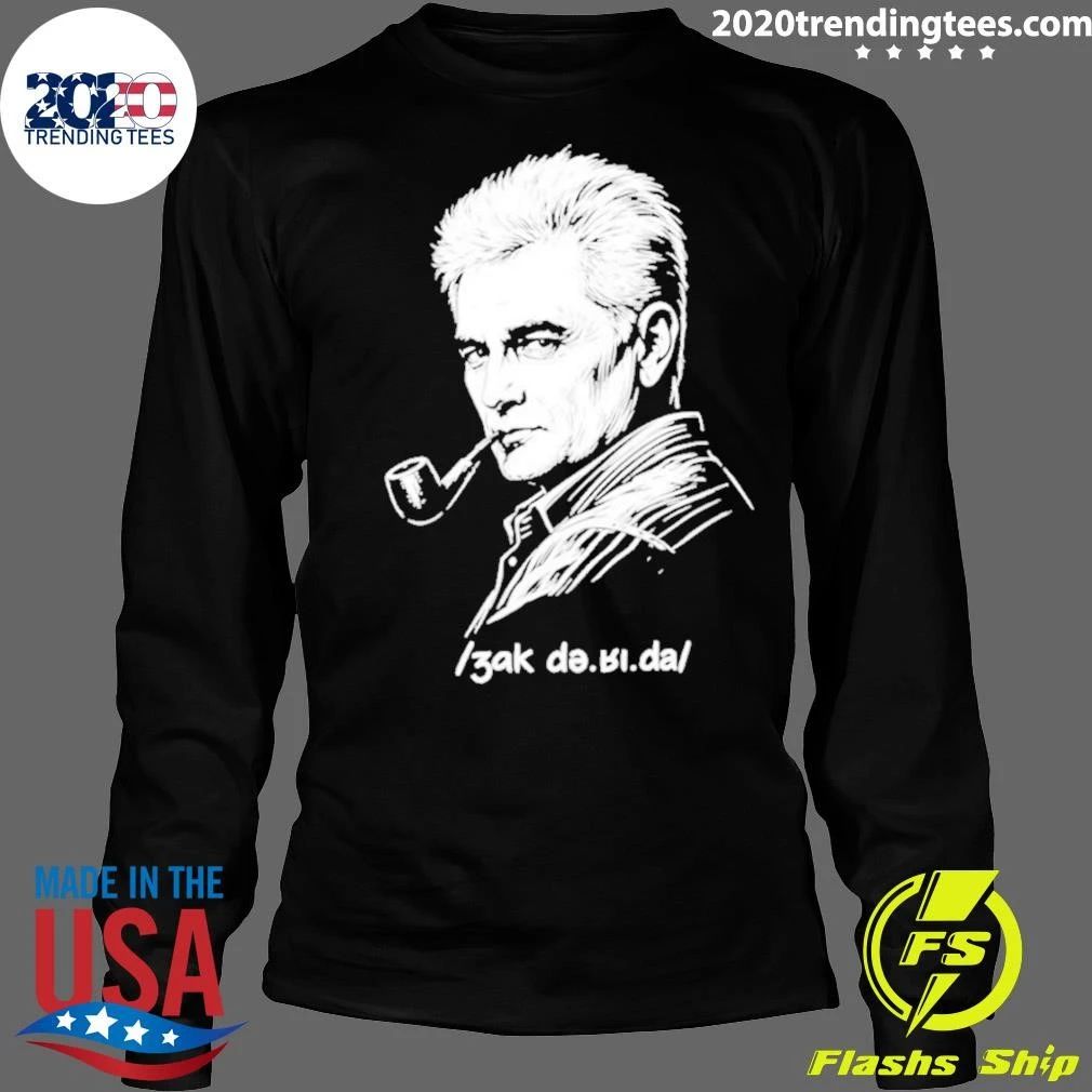 Jacques Derrida Zak Dǝbıda Philosophy Shirt