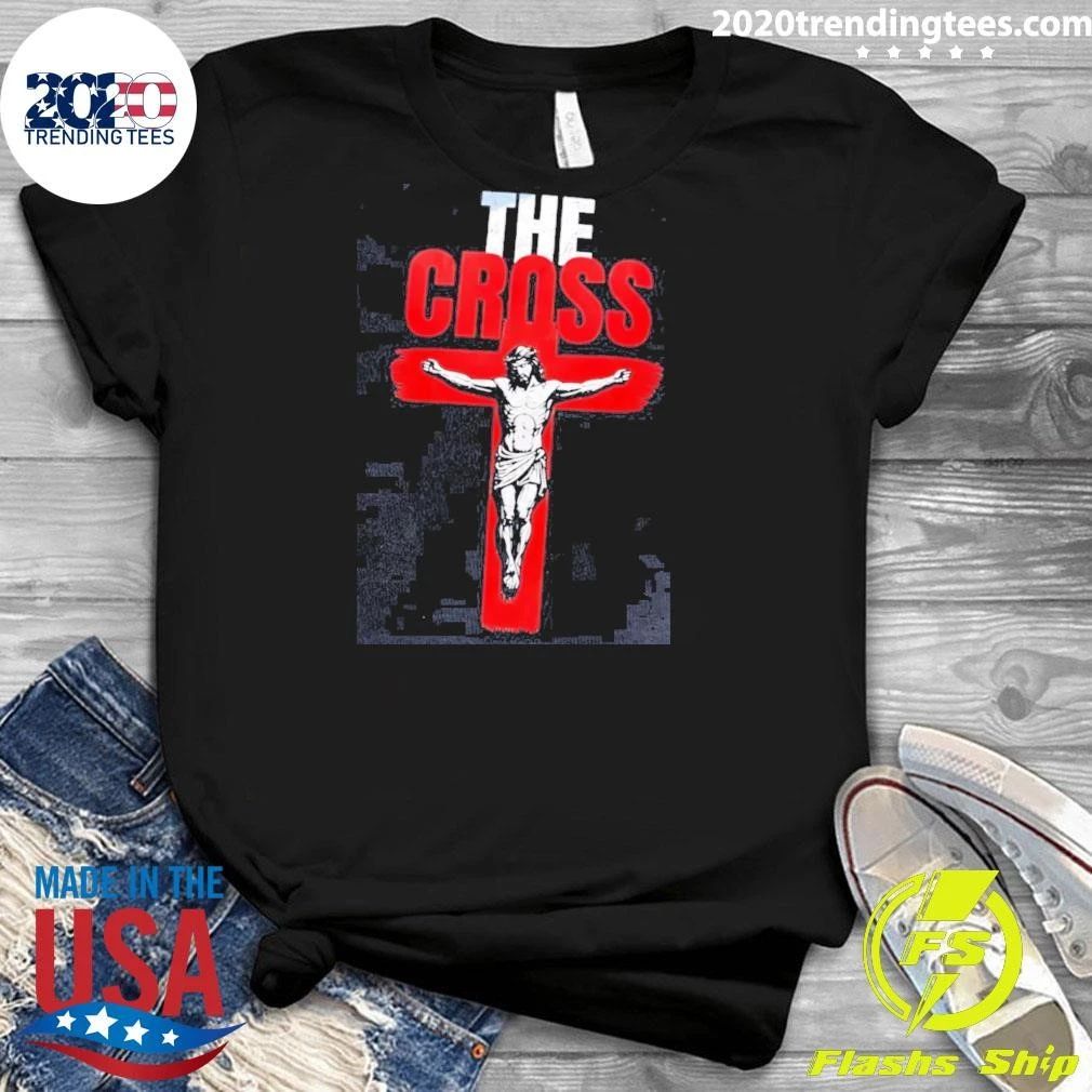 Jesus On The Cross Illustrated Shirt