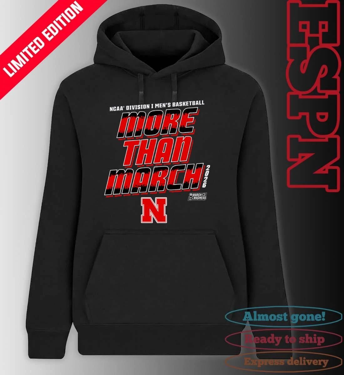 Nebraska Men’s Basketball More Than March 2026 Shirt