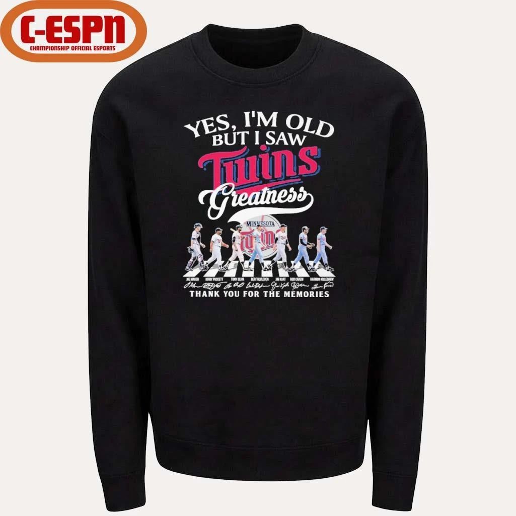 Yes, I’m Old But I Saw Minnesota Twins Abbey Road Legends Greatness T-Shirt