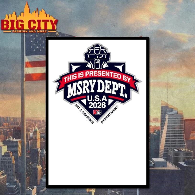 Vintage Presented By MSRY Dept USA 2026 Art Graphics Department T Shirt