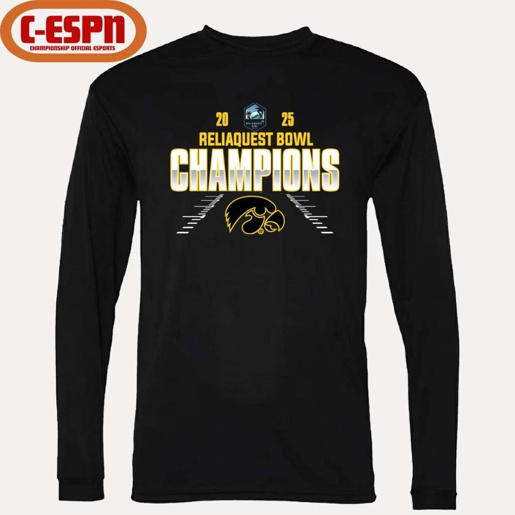 Iowa Hawkeyes Reliaquest Bowl Champions 2025 Shirt