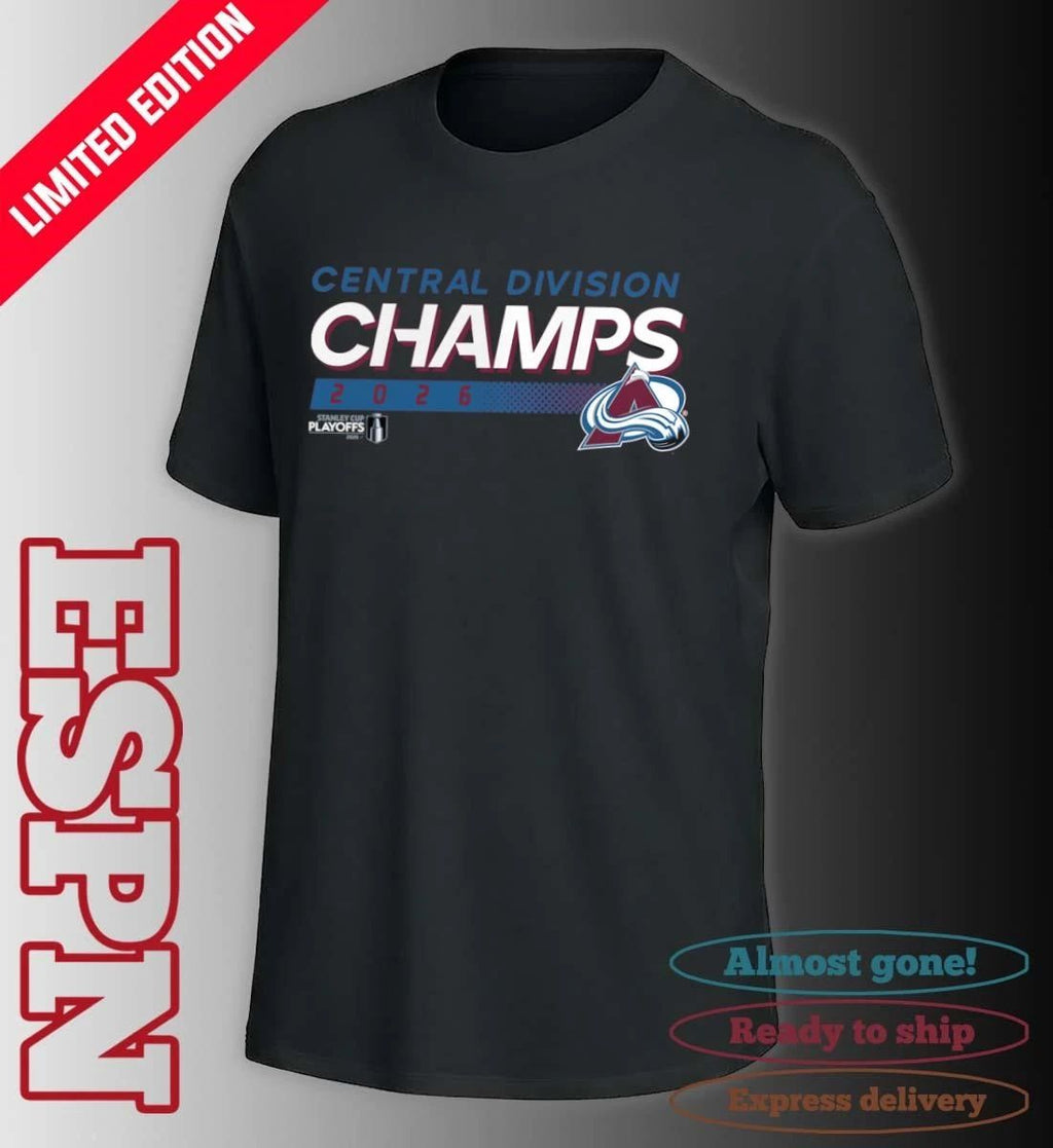 Colorado Avalanche NHL Central Division Champions 2026 T-Shirt