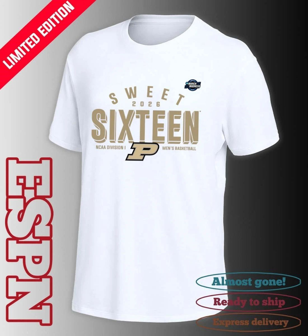 Sweet 16 Purdue Boilermakers 2026 NCAA Men’s Basketball T-Shirt