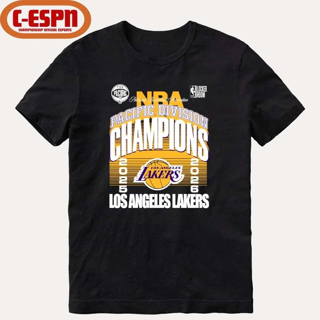 2025-26 NBA Pacific Division Champions Los Angeles Lakers T-Shirt