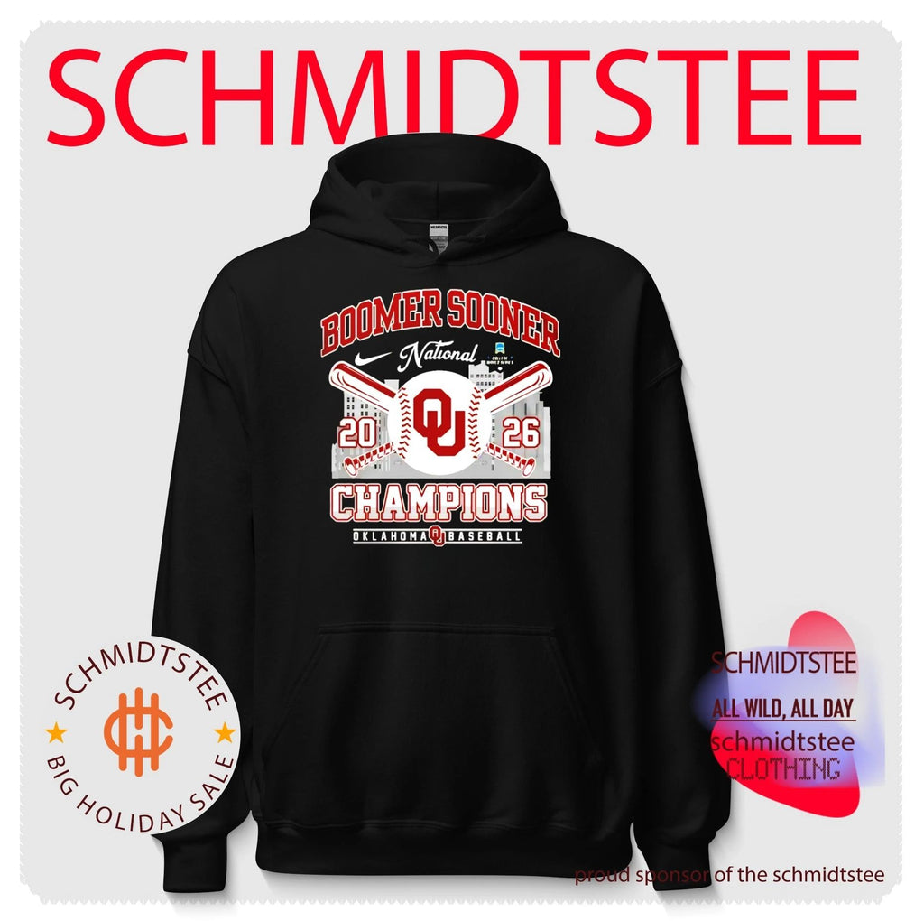 Oklahoma Sooners 2026 NCAA Baseball National Champions skyline shirt