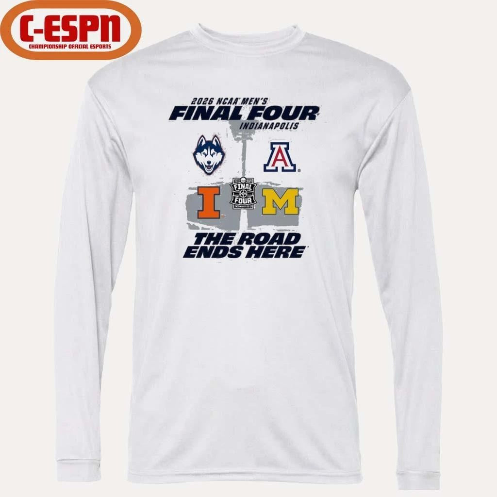 Illinois Fighting Illini Basketball Final Four Field 4 Teams Shirt