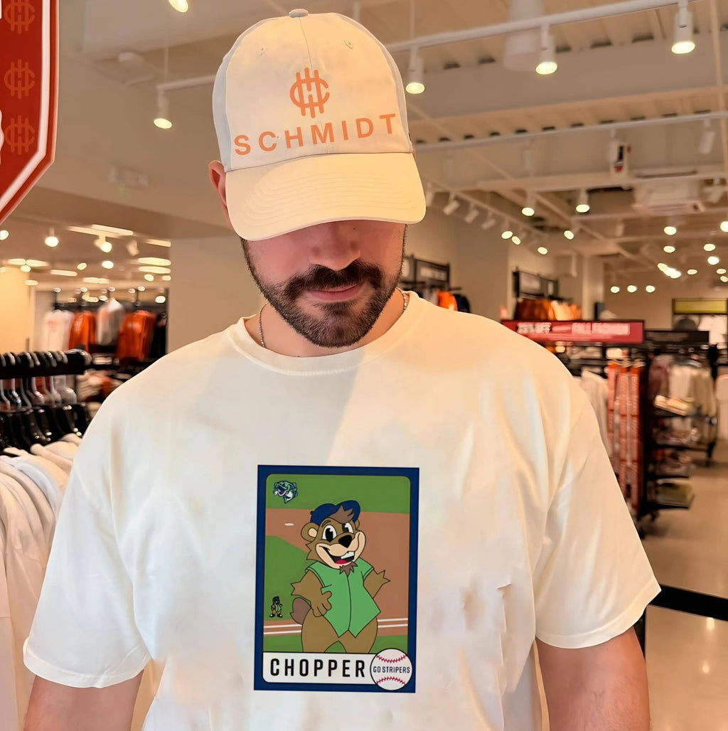 Gwinnett Stripers Chopper Baseball Card shirt