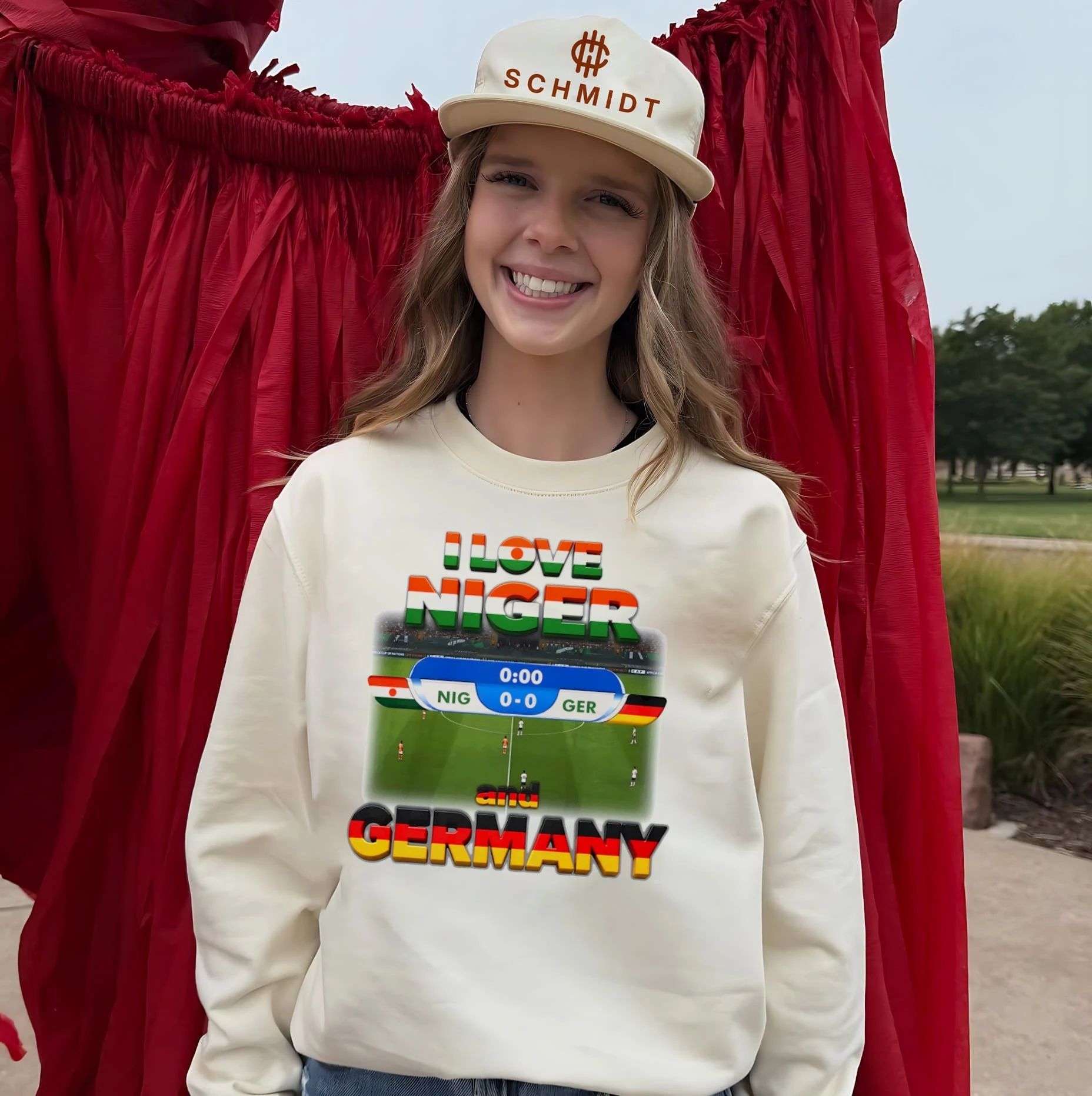 I Love Niger and Germany World Cup 2026 shirt