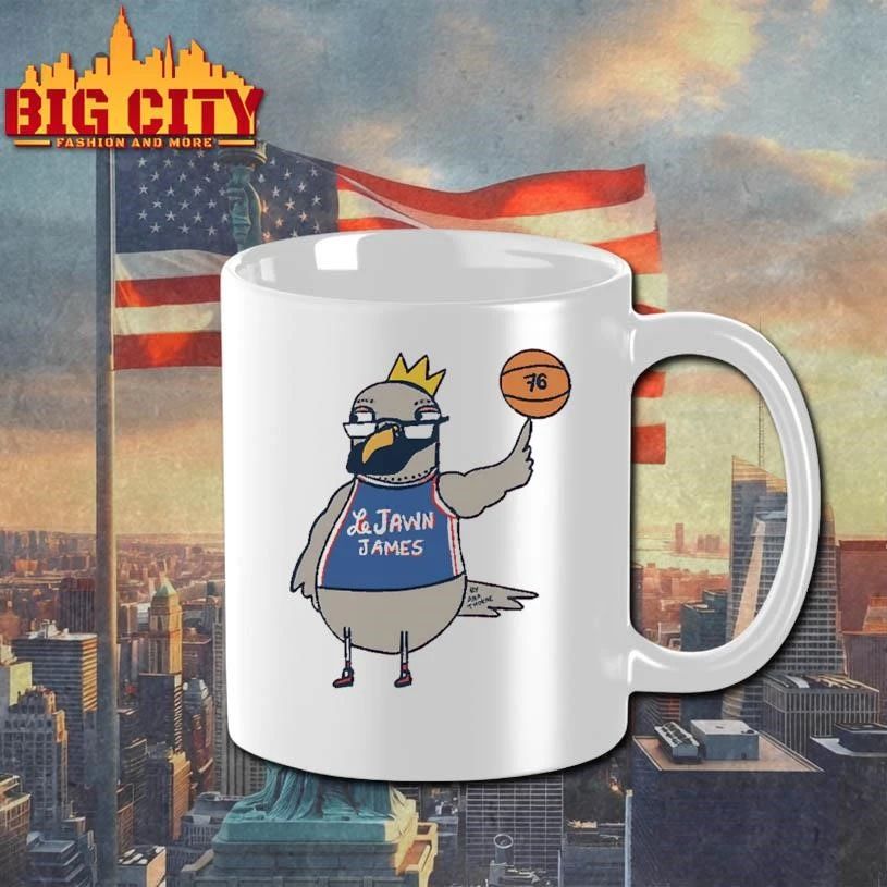 LeJawn James Pigeon Crown Basketball Cute Funny Cartoon Fan Shirt