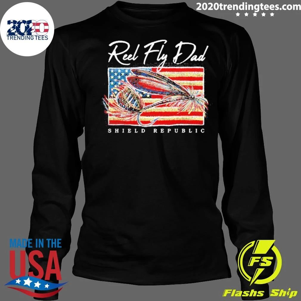 Reel Fly Dad Shield Republic Outdoors Shirt